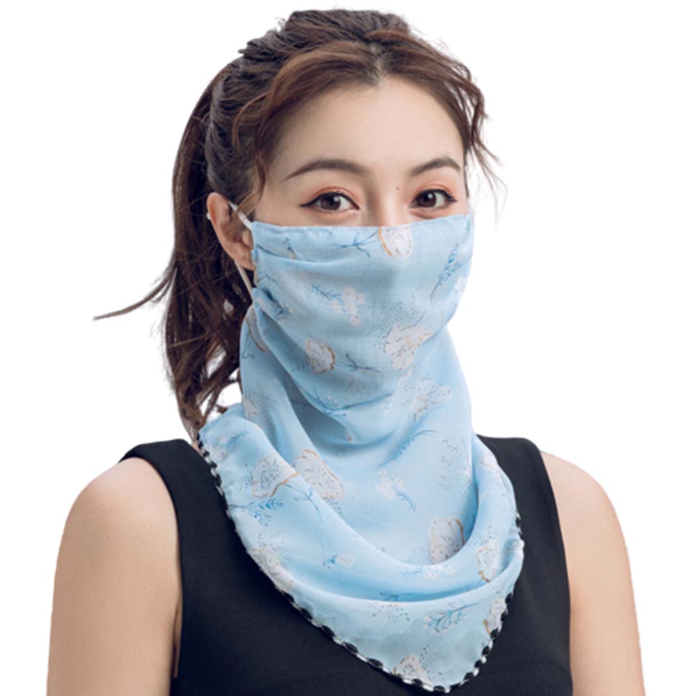 Fashion Face Mouth Nose Cover Outdoor Scarf UV Protection Shawl Veil Hearwear 